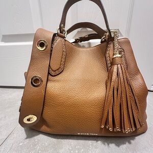 Leather Michael Kors Bag. 
Large Size